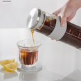 thumbnail image 1 of Cafetière à Infusion à Froid Pichet pour Infusion à Froid Cafetière à Café Glacé pour Réfrigérateur 800 ml, 1 of 8