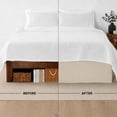 thumbnail image 3 of Swift Home Premium Bed Skirt 14-Inch Tailored Drop, 1 Pack, Twin, 3 of 5