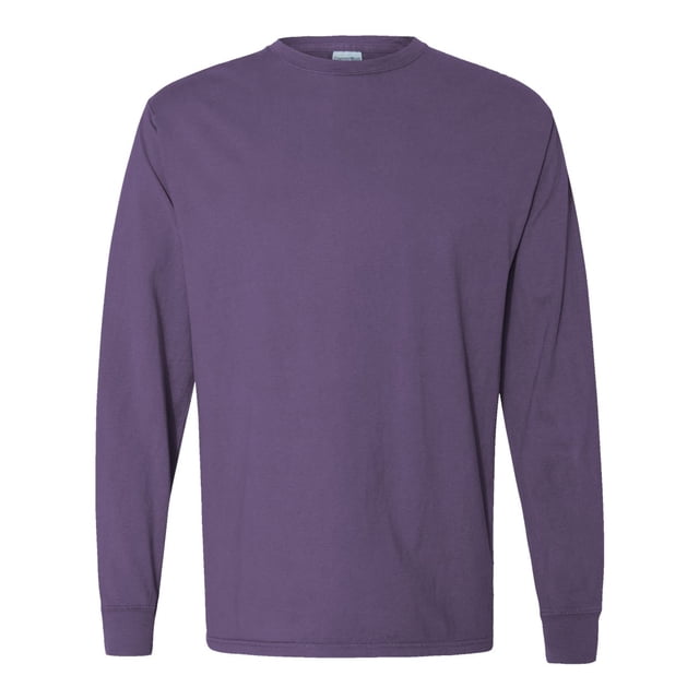 Hanes T-Shirt à Manches Longues Teint en Pièce ComfortWash pour Hommes, TG, Grape Soda