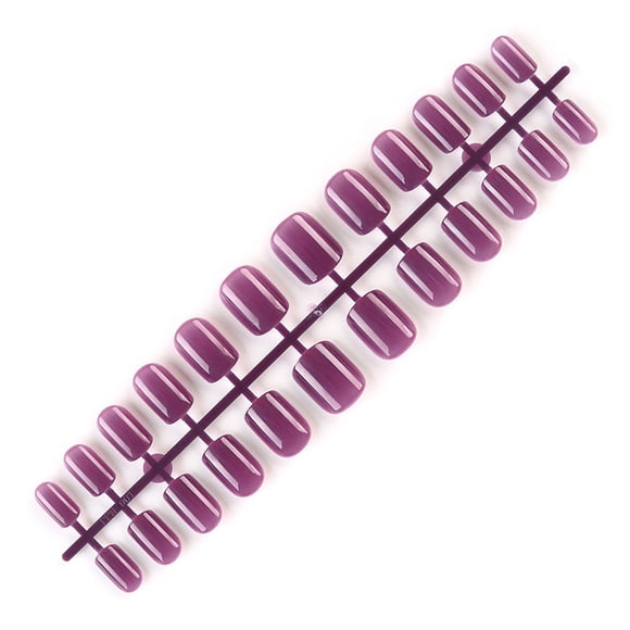 Amdohai Fake Nails Tips Acrylic False Nail Tips Natural Artificial Full Cover Nails 12 Sizes