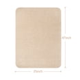 thumbnail image 2 of Graflsoa Self-Adhesive PVC Non-Slip Chair Mat for Floor Protection, 120x90cm, Beige, Durable Polyester Fiber, Odorless & Eco-Friendly, 2 of 6