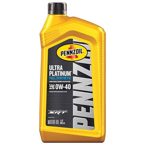 Pennzoil Ultra Platinum Full Synthetic 0W-40 Motor Oil (1 Quart