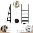 thumbnail image 2 of Casual Home 5-Shelf Corner Ladder White Bookcase, 2 of 5