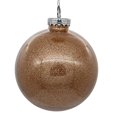 thumbnail image 2 of Vickerman N211580 Boule Transparente Pailletée Café Latte de 6 Po - 4 par Sac, 2 of 3