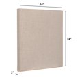thumbnail image 3 of ATS Acoustics Sound Absorbing Acoustic Panel 24"" x 24"" x 2"" Beveled Edge (Ivory), 3 of 5