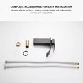 thumbnail image 3 of Xingzhi Hot Cold Adjustable Easy To Clean Bathroom Sink For Easy To Install silver short style, 3 of 6
