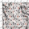 thumbnail image 2 of Soimoi Rayon Fabric Cat Animal Printed Fabric 1 Yard 42 Inch Wide, 2 of 5