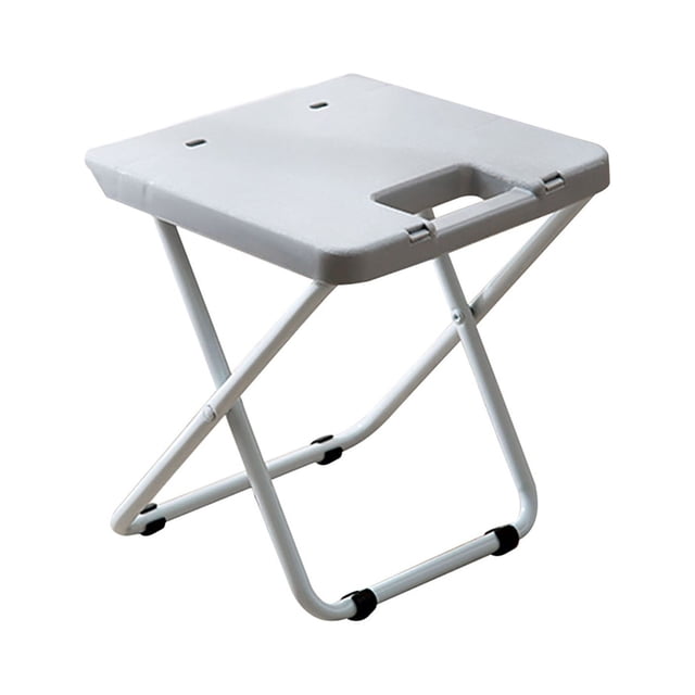 JJKBVCLO Household Plastic Small Folding Foldable Portable Chair Stool Chair Patio & Garden