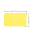 thumbnail image 2 of Unique Bargains 3.5' x 2' Blank Paper Business Cards Small Index Flash Cards Message Note Card, Yellow 300 Pack, 2 of 5