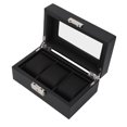thumbnail image 1 of Slot Watch Box,3 Slot Watch Box Small Watch Storage Box Slot Watch Case Tailored for Perfection, 1 of 14