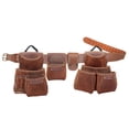thumbnail image 1 of MECHTOOLS TABLIER EN CUIR POUR ENTREPRENEUR DE COMPOSANTS DE LUXE À 11 POCHES, 1 of 8