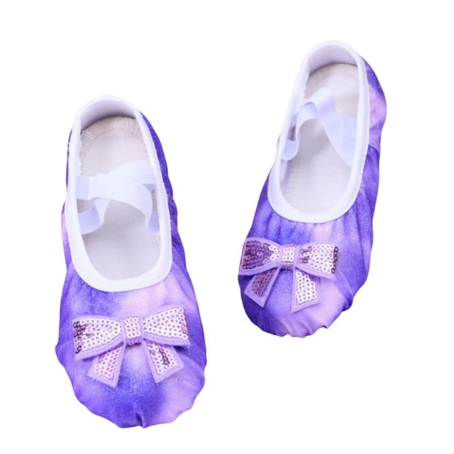 Ballet Slippers Dance Shoes Split Leather Sole For Children And Adults