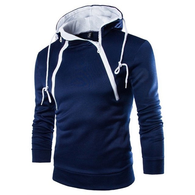 EGNMCR Vestes pour Hommes Mode pour Hommes Veste à Agencement de Couleurs à Empiècements Chandail Veste Décontractée