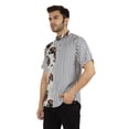 thumbnail image 4 of Inkmeso Regular Fit Designer Mandarin Collar Shirt For Men's Printed Patch Pocket Shirts, 4 of 7