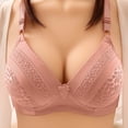 thumbnail image 1 of AherBiu Wireless Bras for Women Plus Size Comfort Soft Full Coverage High Support Push up Bralette Solid Color Bras, 1 of 8