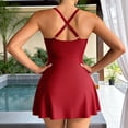 thumbnail image 5 of One Piece Swim Dresses for Women Tummy Control Swimsuit with Soft Support, Chic for Poolside & Beach, 5 of 5