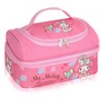thumbnail image 1 of Roffatide Melody Insulated Lunch Bag - Waterproof Anime Tote for Work & School, Large Compartment Food Container with Top Pocket (Pink)​, 1 of 6