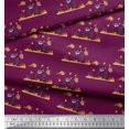 thumbnail image 3 of Soimoi Poly Georgette Fabric Coral & Fish Ocean Print Fabric by Yard 52 Inch Wide, 3 of 3