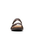 thumbnail image 3 of Clarks Crestview Easy Flat Sandal, Dark Brown Leather, 10.5 Medium, 3 of 7