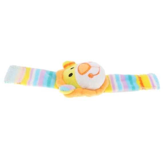 Hochet de Poignet en Peluche pour Bébé Nourrisson, Bracelet Cloche à Main, Jouet Sensoriel de Développement