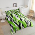 thumbnail image 4 of Erosebridal Geometric Stripe Comforter Sets Toddler Size,Abstract Artwork Comforters & Duvets,Geometry Lines Decor,Reversible,2pcs, 4 of 7