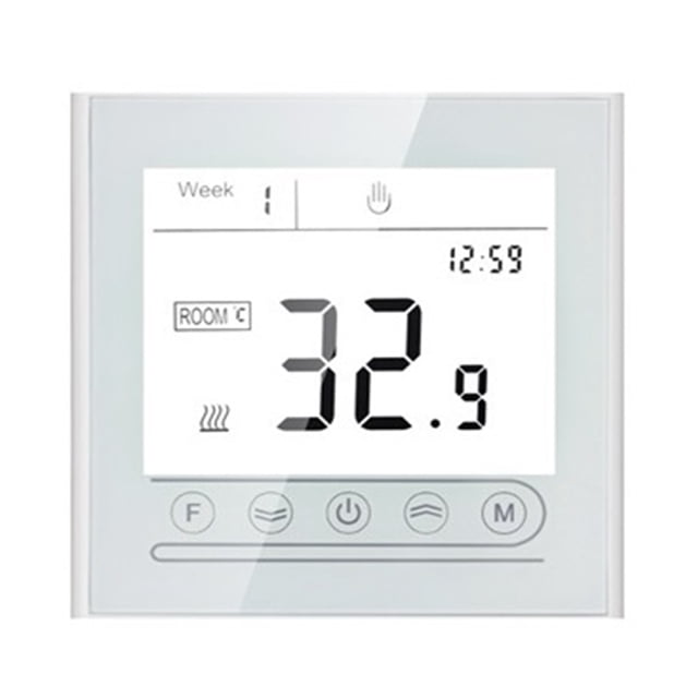 95~240V Smart Intelligent Thermostat, Room Electric Water Gas Boiler Floor Heating Temperature Controller ,Save Energy