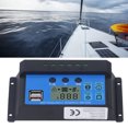 thumbnail image 4 of Solar Charge Controller Dual USB 5V Output PWM Charging Control Regulator 12V 24V, 4 of 7