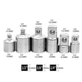 thumbnail image 2 of Heavy Duty 1/4" 3/8" 1/2" Drive Socket Reducer Air Impact Ratchet Sockeladapter, 2 of 4