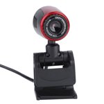 Fdit USB Camera,USB2.0 with MIC 16MP HD Webcam Web Camera Cam 360° for Computer PC Laptop for Skype / MSN