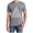 Grey, variant on LUOGENLI Male T-shirts for Mens Mens and Womens 2025 Fashion Christmas Prints T Shirt Mens Womens UniTops T-shirts for Men Graphic Tee Easter Green XXL