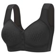thumbnail image 1 of Yuyuzo Womens Front Closure Bras Seniors Wireless Beauty Back Full Coverage Comfor Easy Close Bras, 1 of 6