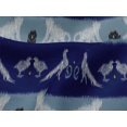 thumbnail image 3 of oneOone Viscose Jersey Fabric Stripe|Bird & Monkey Ikat Decor Fabric Printed BTY 60 Inch Wide, 3 of 4