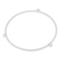 thumbnail image 1 of Unique Bargains Microwave Oven Glass Turntable Support Circle Fittings Roller Bracket White 2 Pcs, 1 of 6