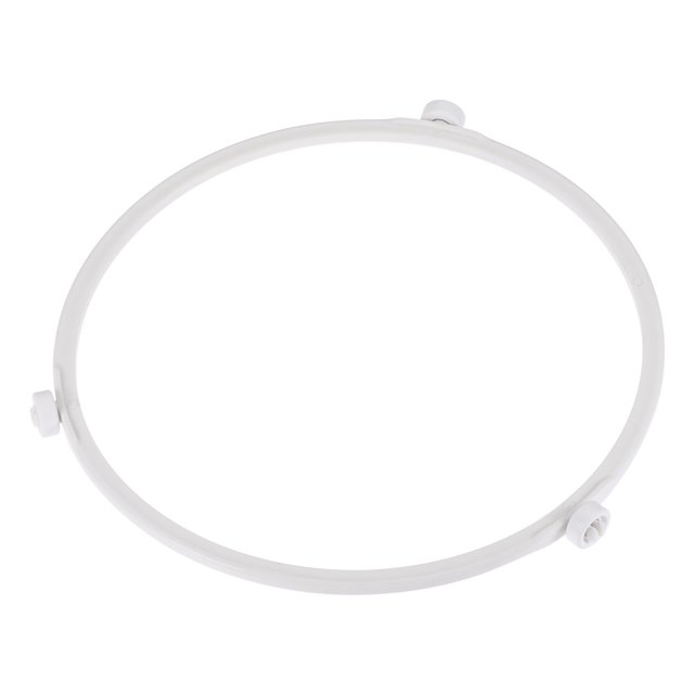 Unique Bargains Microwave Oven Glass Turntable Support Circle Fittings Roller Bracket White 2 Pcs