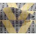 thumbnail image 4 of oneOone Viscose Chiffon Fabric Stripe|Diamond & Triangle Geometric Print Sewing Fabric BTY 42 Inch Wide, 4 of 4