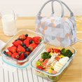 thumbnail image 1 of LEEYNEER Clearance!  Bento Box Fashion Well Design Insulated Lunch Bag Portable Warm Keeping Lunch Bag For Office Work Reusable Lunch Box Insulated Lunch Bag Multi-color, 1 of 3