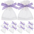 thumbnail image 2 of SHISUYAN 10pcs Lavender Sachet Bags Refillable Fragrance Pouches Clear Design, 2 of 8