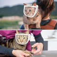 thumbnail image 3 of Cat Grooming Muzzle, Breathable Transparent outhguard, Pet Muzzle For Claw M, 3 of 8