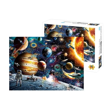 1000PCS Jigsaw Puzzle Educational Planets in Space Puzzle Toy for Adults Teens
