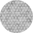 thumbnail image 1 of Ahgly Company Tapis d'Intérieur Lavables en Machine, Ronds, Transitionnels, Gris, 5' Ronds, 1 of 7