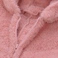 thumbnail image 5 of Solid Color Parent-Child Suit, Long Sleeve Family Pajamas Set, Round Neck Zipper Hoodie, 5 of 5