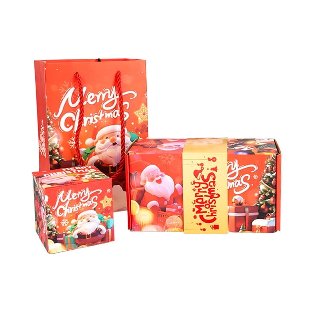 Red Christmas Surprise Gift Box Set With 6 Pop Up Boxes And Gift Bag For Holiday Presents Romantic Birthday Proposal Jewelry Keepsake Storage Boxes Creative Present Idea For Special Occasi