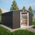 thumbnail image 1 of Relyard 10x8 Metal Outdoor Storage Garden Shed, 1 of 5