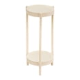 thumbnail image 1 of Uuiauoio Sturdy Plastic End Table with Tier Storage Rounded Corners for Living Room Bedroom Modern Side Table Small Coffee Table Durable Lightweight, 1 of 5