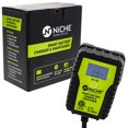 thumbnail image 3 of Niche 1-AMP Fully-Automatic LCD Smart Battery Charger 12-volt Trickle 2 Pack 519-CBC2224H, 3 of 7