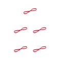 thumbnail image 3 of QualitChoice Serre-Tête Extensible Bandeau de Sport Réglable Style Simple Élastique Accessoires de Coiffure Femmes Hommes pour Yoga Gym Rouge 5Ensemble, 3 of 6
