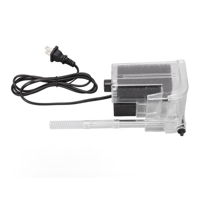 Fugacal Filtre de Réservoir de Poissons, Filtre de Chute d'Eau de Réservoir de Poissons, Filtre de Réservoir de Poissons Auto-Réglable Filtre Suspendu d'Aquarium pour Aquarium