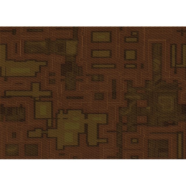 Ahgly Tapis Rectangulaire Lavable en Machine Intérieur Transitionnel Brun Bronze Foncé, 7 Pieds x 10 Pieds
