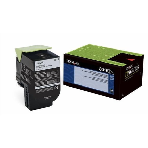 Lexmark 801K Black Return Program Toner Cartridge