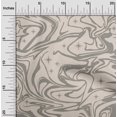 thumbnail image 2 of oneOone Cotton Cambric Light Brown Fabric Abstracts Sewing Material Print Fabric By The Yard 56 Inch Wide, 2 of 4